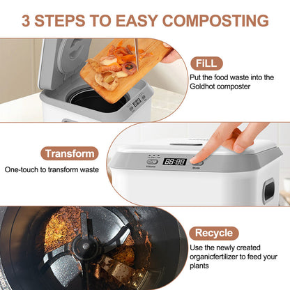 Caslura CY01-P countertop food recycler product view 3
