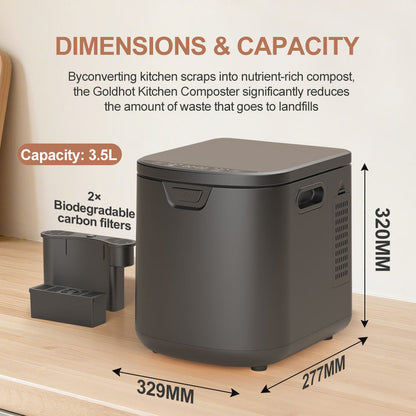 Caslura A49 countertop food recycler product view 5