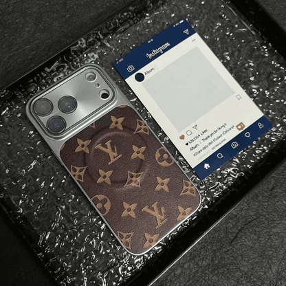 Luxurious Leather MagSafe iPhone Case